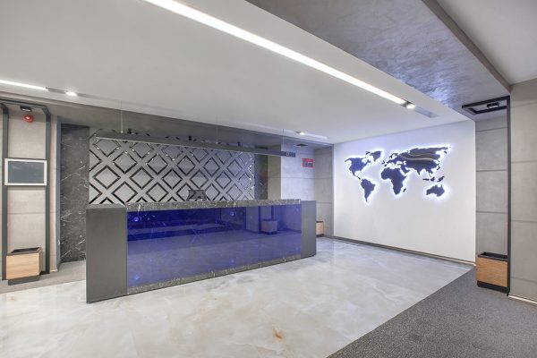 کانتر منشی با شیشه رنگی کانتر منشی با شیشه رنگی