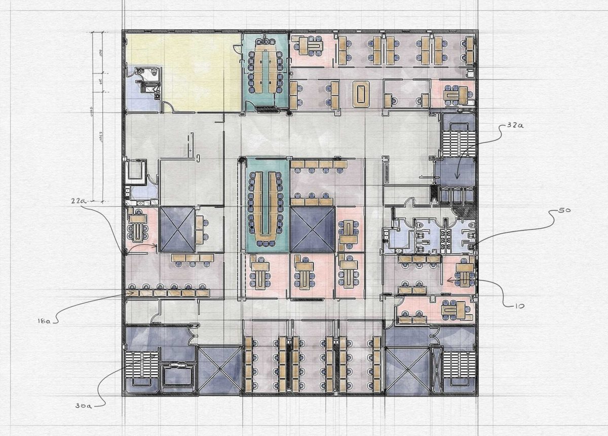 پلان واحد هزار متری ریحانه گستر پلان واحد هزار متری ریحانه گستر