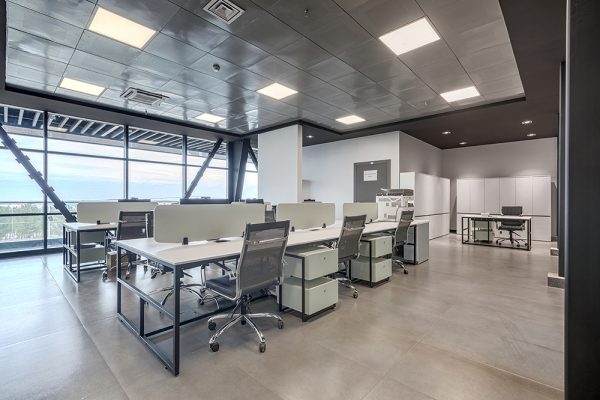 میز کارگروهی با کمد های اداری